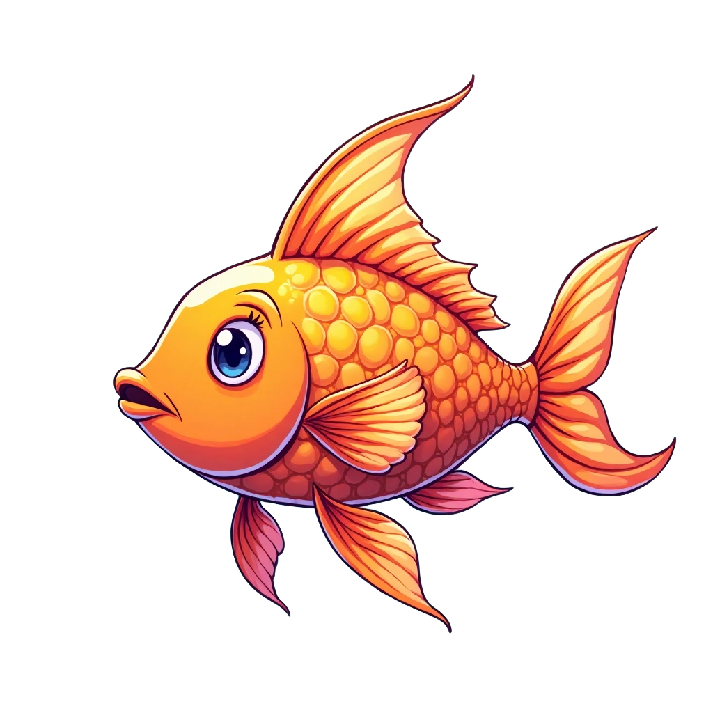 Cartoon Goldfish